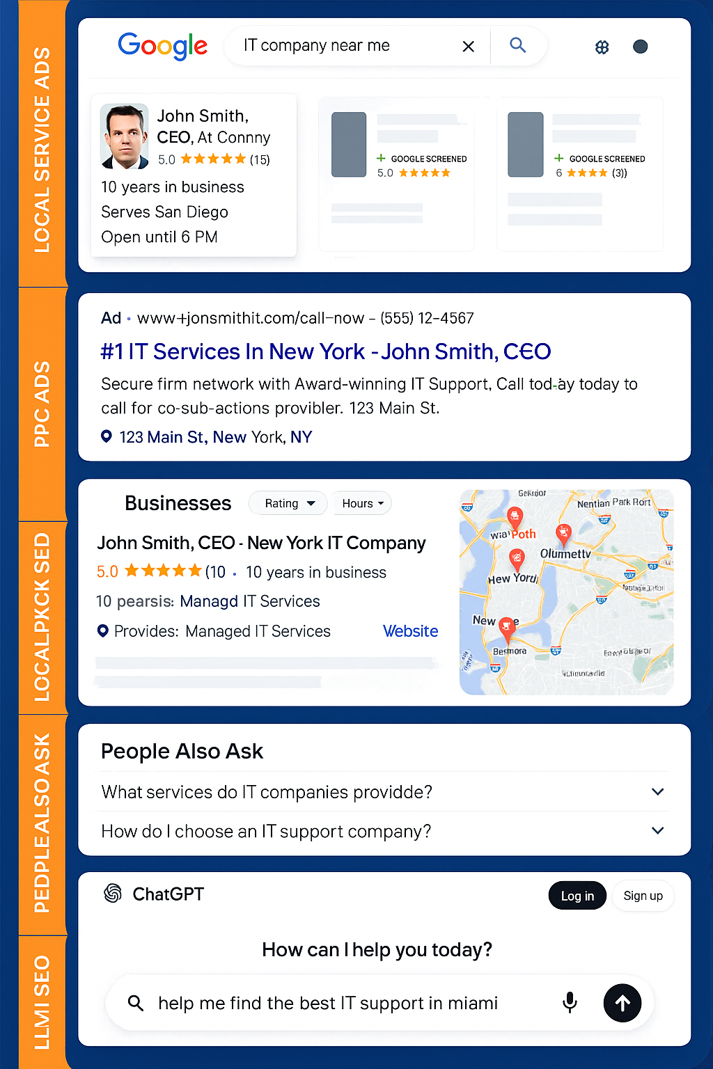Search Marketing Example for IT companies